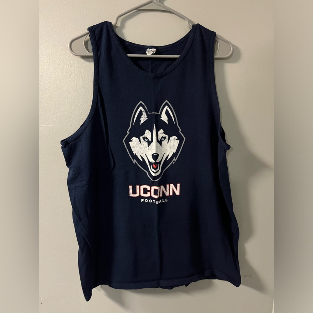 UConn football tank top